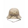 Daks Back Banding Slit Point Check Strap Beige Bucket Hat Dbhe5e227iv