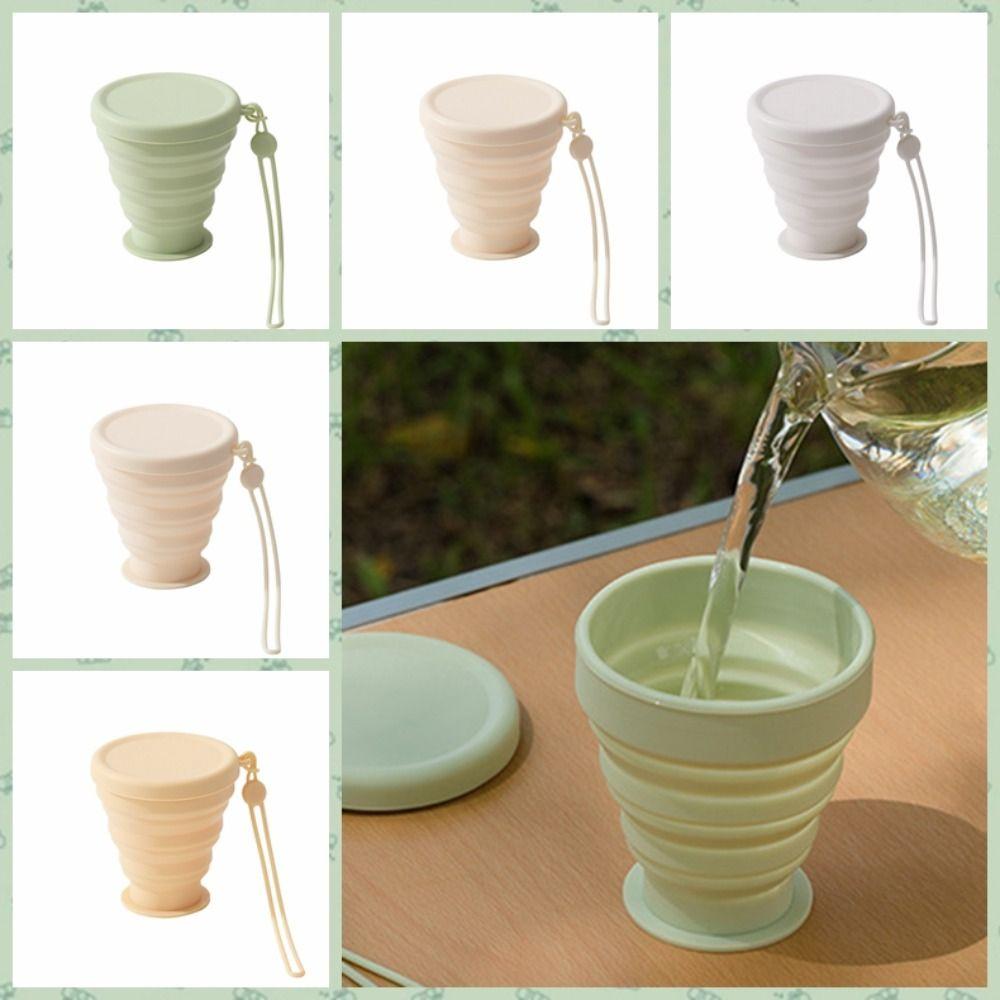 

High Temperature Resistant Retractable Coffee Cup 200ml Collapsible Drinking Cup Outdoor