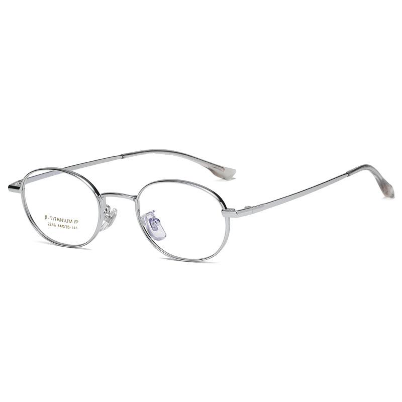 

Сверхлегкая оправа из чистого титана Оправа для очков для близорукости IP-вакуумное покрытие Защита от синего света Неокисляющийся металлический титан B