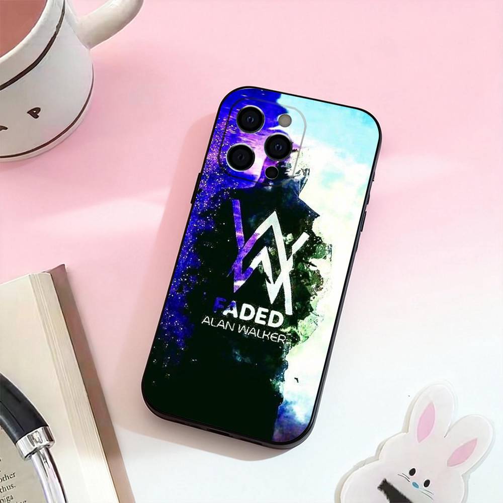

DJ Alan W-Walker Phone Case For iPhone 17,16,15,14,13,12,11 Plus,Pro,Max,XS Silicone Soft Cover iPhone14ProMax