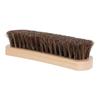 Beech Wood Horsehair Shoe Brush for Leather Care - Soft Bristles