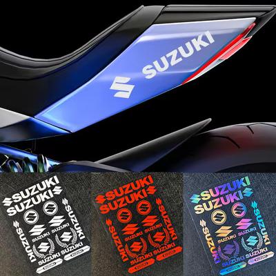 Motorcycle Decorative Sticker for Suzuki GSX-S 1000 GSXS 750 GSX S 1000 F 2010-2023 Reflective Decal Tank Logo Set Helmet Decor