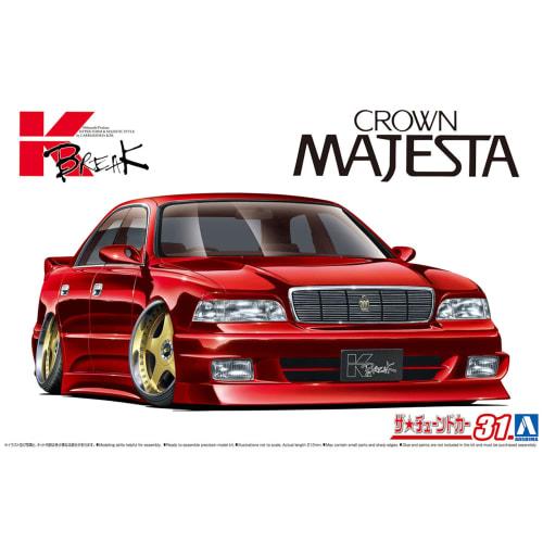 Aoshima Bunka Kyozai 1/24 Scale The Tuned Car Series No. 31 Toyota K-BREAK UZS141 Majesta 1991 Plastic Model