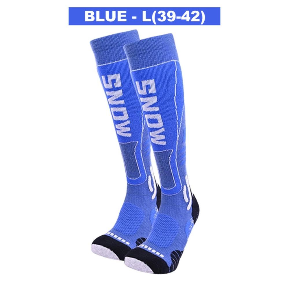 New Long Tube Ski Socks Thickened Breathable Compression Socks Arch Support Shock-absorbing Long Socks Unisex One Size