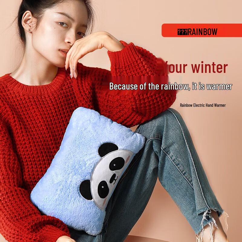 

Rainbow Rechargeable Electric Hot Water Bottle Hand Warmer