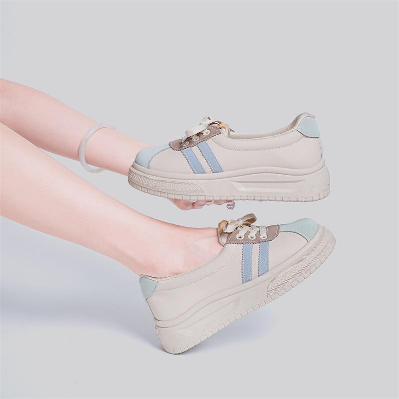 

Маленькие белые туфли женские летние новые дышащие мягкие подошвы в стиле ретро универсальные повседневные женские туфли 40