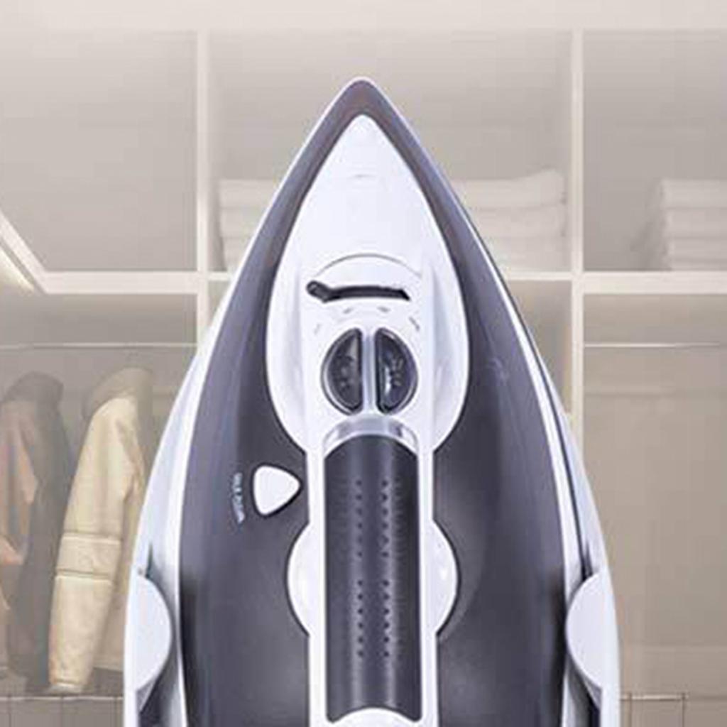 Iron Holder Wall Mounted Heat Resistant Widened Electric Iron Organizer with Hooks for Closet Hotel