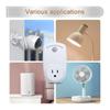Copper Motion Sensor Light Socket White Human Infrared Induction Outlet  Electrician