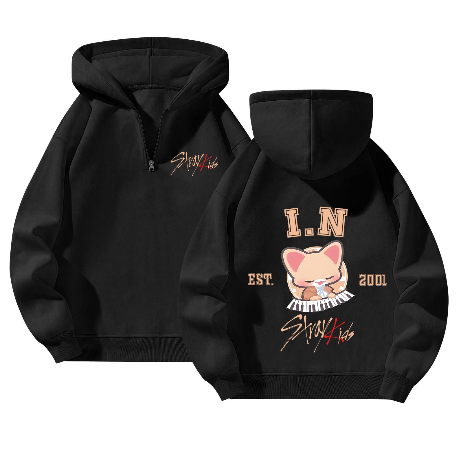 

Женские свитшоты на молнии до половины, оверсайз, зимние, пуловер, трендовая осенне-зимняя одежда XL