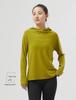 Women's Warm Ginger Velvet Hoodie: Versatile Spring/Autumn Solid Color Top