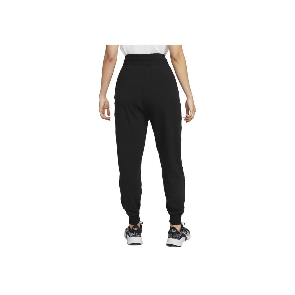 Nike Mid-Rise Lace-Up Tapered Fit Casual Pants Women Bottoms Black FB5435-010