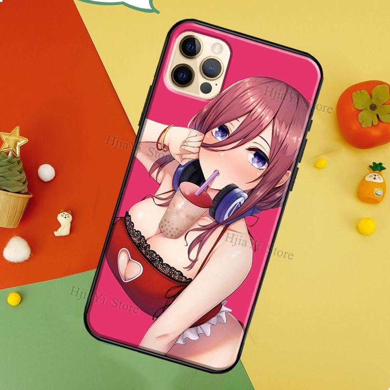 Itsuki Nino Yotsuba Nakano Case For iPhone 11 13 Pro Max 12 Mini X XR XS MAX 6 6S 7 8 Plus 5S SE 2020 Phone Cover