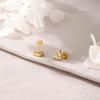 Heart Stud Earrings for Women - Micro-inlaid Cubic Zirconia, Fashionable Everyday Screw-back Design for Small Piercings