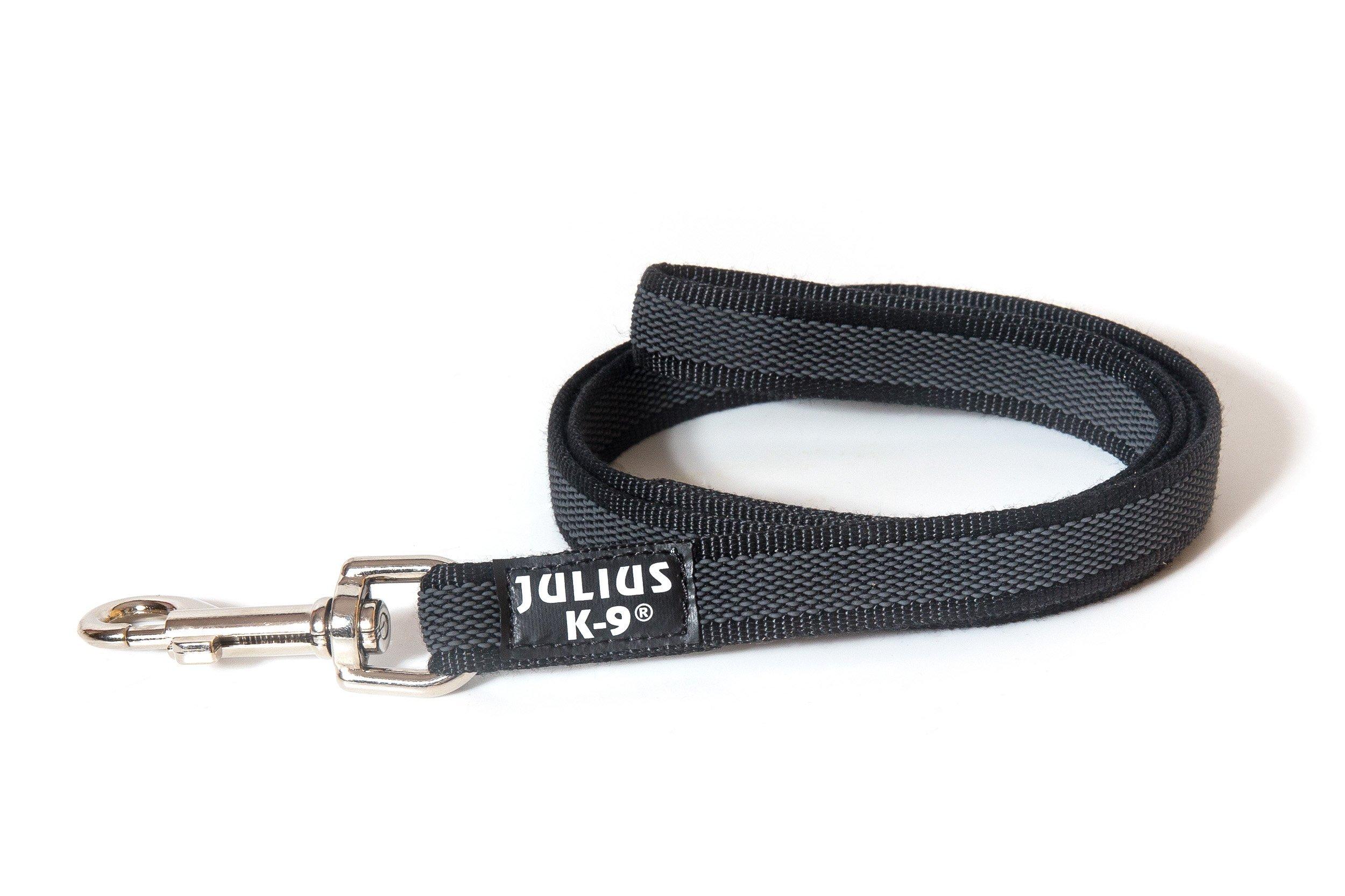 

Поводок Julius K9 Super Grip Черный x Серый Длина x Ширина 20 мм (с ручкой) 1.2м