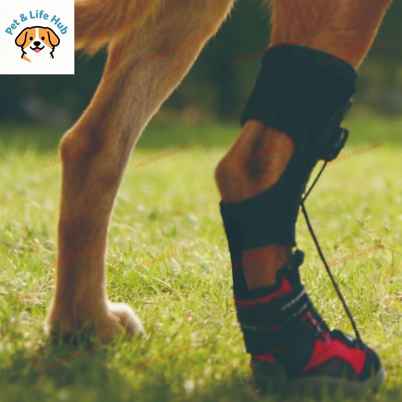 Hundeschuhe Schutz Welpenstiefel Verletzter Hund Gelenkfixierung Schmutzabweisend Anti-Drop Verschleißfest Harte Sohle Atmungsaktiv Fuß
