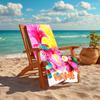 Personalized customized proof beach towel with Trolls pattern - soft, absorbent,quick-drying,perfect swimming,camping&bathing