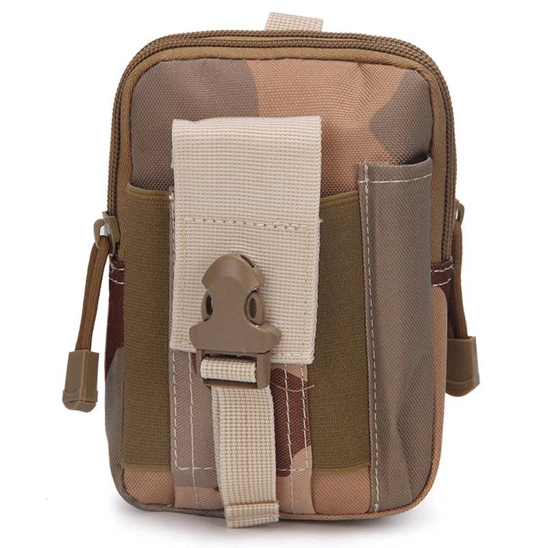 AYPPRO Tactical Camouflage Waist Bag Mobile Phone Saddlebag for Hiking Riding Camp Convenient Mobile Access