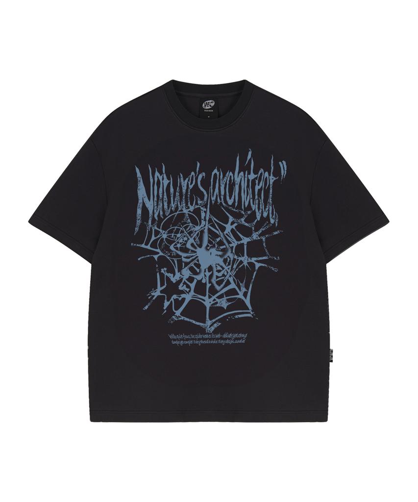 WILDROCK Wild Spiderweb Pigment Oversized Short Sleeve T-Shirt_7 Col