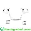 ABS Car Steering Wheel Trim Cover Sticker Decoration for Ford Focus 3 MK3 Sedan Hatchback Kuga Escape 2012 2013 2014