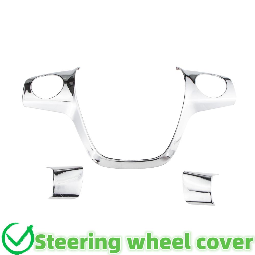 ABS Car Steering Wheel Trim Cover Sticker Decoration for Ford Focus 3 MK3 Sedan Hatchback Kuga Escape 2012 2013 2014