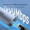 SAMZHE Type-C to Gigabit Ethernet and USB Hub (4-in-1)
