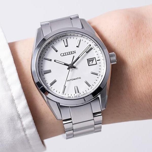 Citizen Pánské NB1050-59A ( Sledujte CITIZEN COLLECTION Mechanical Classical Line) Kulaté hodinky stříbrné