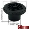 2X 60mm 75mm 90mm Warm Air Vent Outlet Rotatable Air Diesel Heater Conditioner For Car Truck VAN Camper Pipe Outlet Connector
