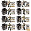 "Xiangjun Joint Movable Military Minifigure Model - Assembled Toy Soldier with Weapons"