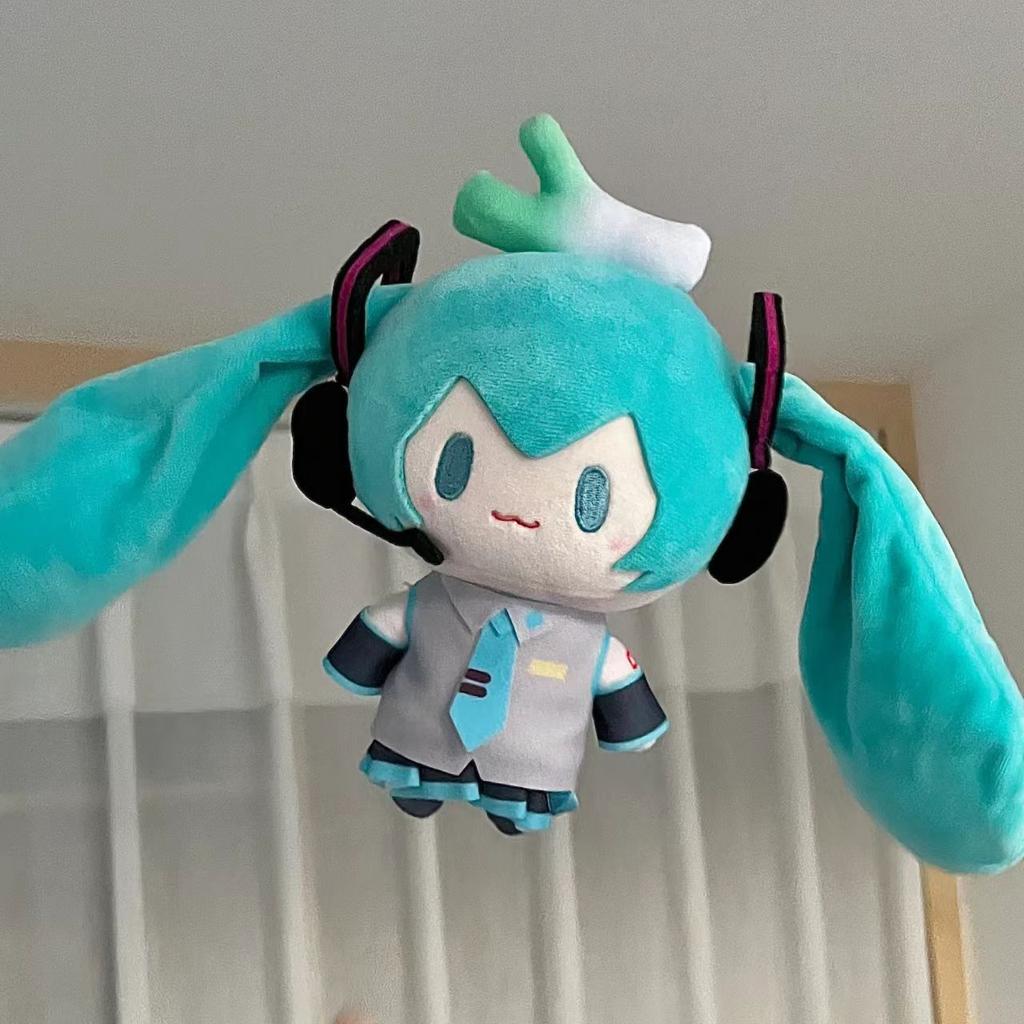15cm Hatsune Miku Kawaii Q Version Figur Puppe Anime Peripherie Schlüsselanhänger Taschenanhänger Spielzeug Sammlung Modell Ornament Spielzeug Geschenke