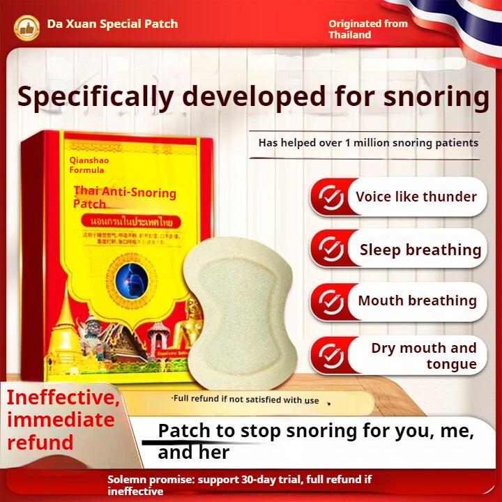 Schnarchprobleme lösen mit Anti-Schnarch-Streifen. Besser atmen, besser schlafen