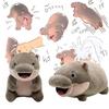 Adorable Moo Deng Plush Hippo Stuffed Animal Soft Toy For Kids And Collectors