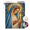DIY 3D Pearl Diamond Painting Art Set Virgin Mary Holding Candle Home Decor Art Set Wall Art
