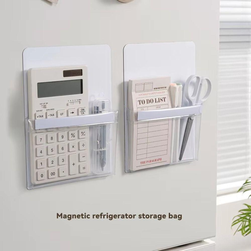 Aimant Puissant Magnet de Frigo Organisateur Sac de Rangement Suspendu Pour Réfrigérateur Micro-ondes Cuisine