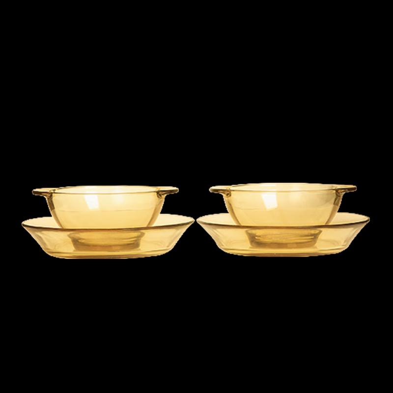 Pyrex Shiny Crystal Glass Tableware Set