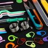 Plastic Crochet Hook Kits Knit Yarn Weave Knitting Needle Clip Marker Tool Set with Storage Bag DIY Sewing for Adults