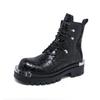 Men's Retro British Style High-Top Martin Boots - Autumn/Winter Thick-Soled Fashionable Large Size Shoes
