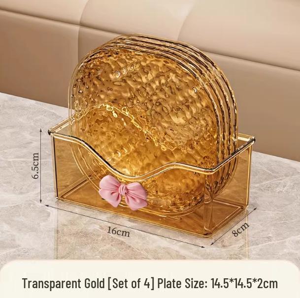 2025 Luxury Bone Spit Plate - Food-Grade Tableware for Living Room and Kitchen