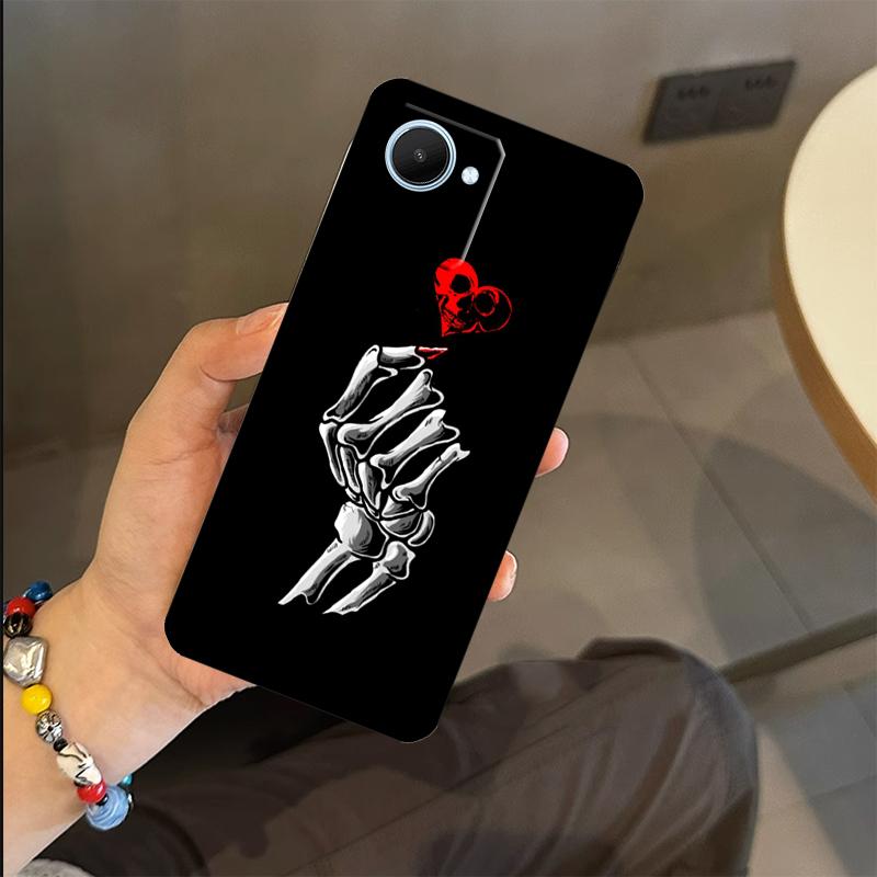 Love Death Cross Pray Hands Art Case For Realme C53 C55 C51 C25 C63 C61 C65 C67 C71 C75 GT6 GT7 Pro 11 12 13 14 15 Pro Plus