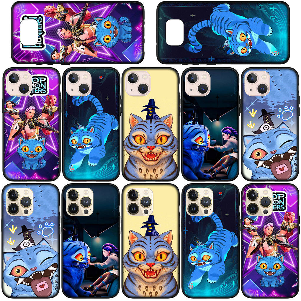 Phone Case for iPhone 17 16 15 Plus X Huawei P30 P20 Lite Redmi Note 14 12 11 13 Pro Max OPPO A60 A80 A40 A18 Jinu KPop Mira Demon Tiger Hunters Cover