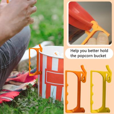 Popcorn Bucket Handle Convenient Grip For Movie Buckets