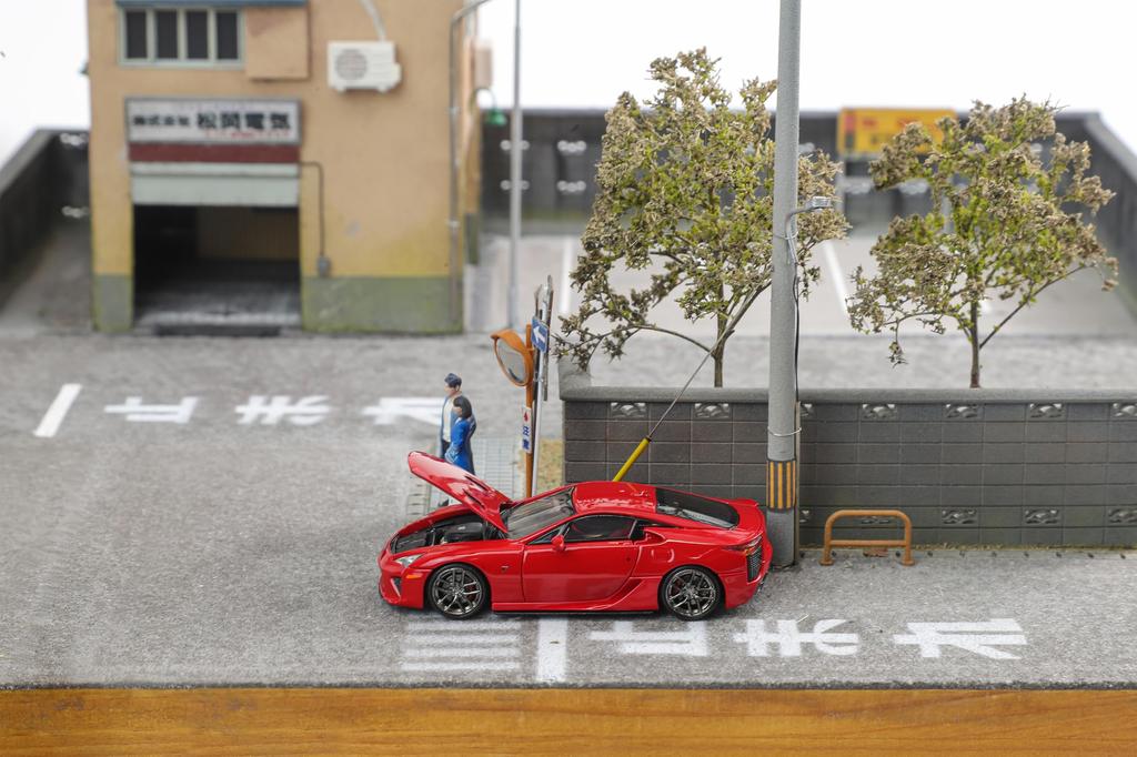 Focal Horizon X Model 1 1/64 Scale Lexus LFA - Red (Finished Model) C33206