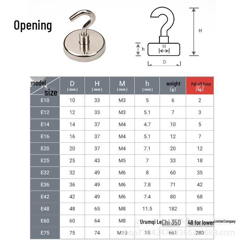 Multifunctional Strong Magnetic Pushpin for Whiteboards and Refrigerators E10