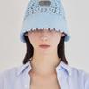 VARZAR VA Plate Crochet Bucket Hat Sky