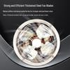 Jinglian Stainless Steel Axial Flow Exhaust Fan CN plug (adapter included)