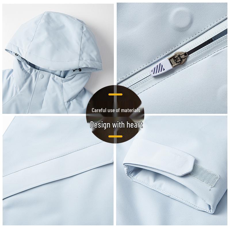 High-Quality Winter Hooded Ski Jacket - Trendy, Cold-Resistant, Versatile for Outdoor Mountaineering