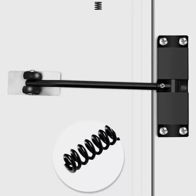 Aluminum Alloy Automatic Door Closer Safety Wear Resist Door Closing Hinge Mounted Self-Closing Spring Door Closer Door Hardware
