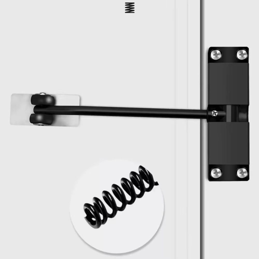 Aluminum Zinc Zinc Alloy Door Closing Hinge Wear Resist Spring Door Closer Automatic Door Closer Furniture