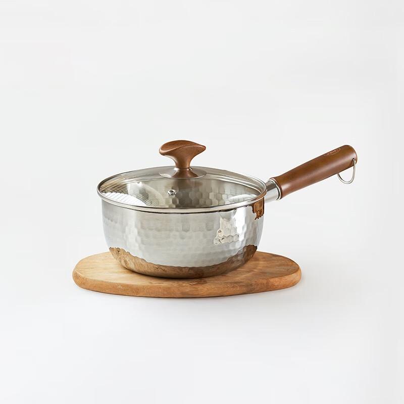 VELOSAN Hammered Stainless Steel Yukihira Pot