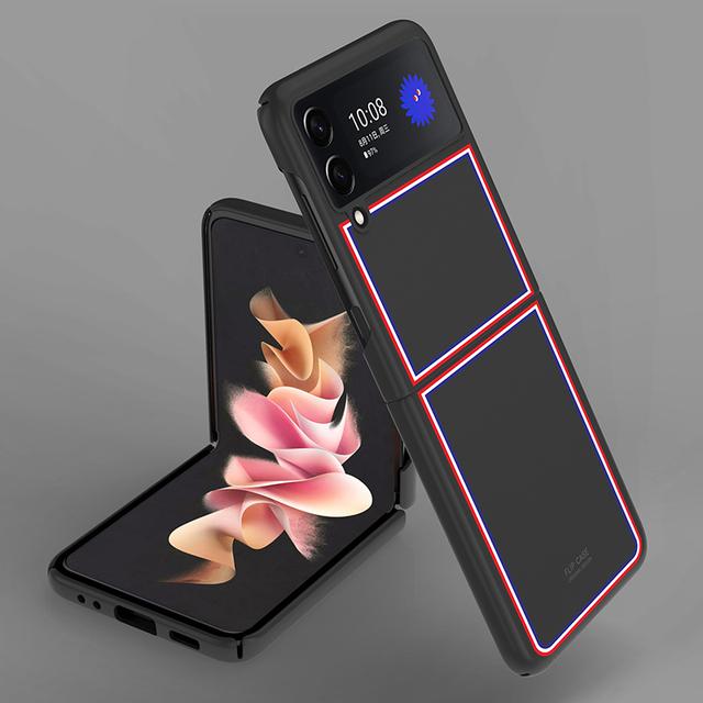 Luxury Slim Thin Protective Cover Case For Samsung Galaxy Z Flip 3 5g Flip3 Z Fold3 Fold 3 Folding Cell Phone Bag Funda Coque