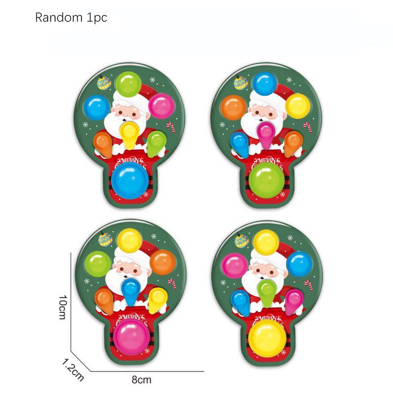 Delightful Christmas Pop It Fidget Toy Featuring Colorful Design For Stress Relief